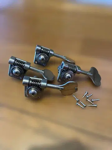 GOTOH 메탈릭 마감 페그 4개 세트