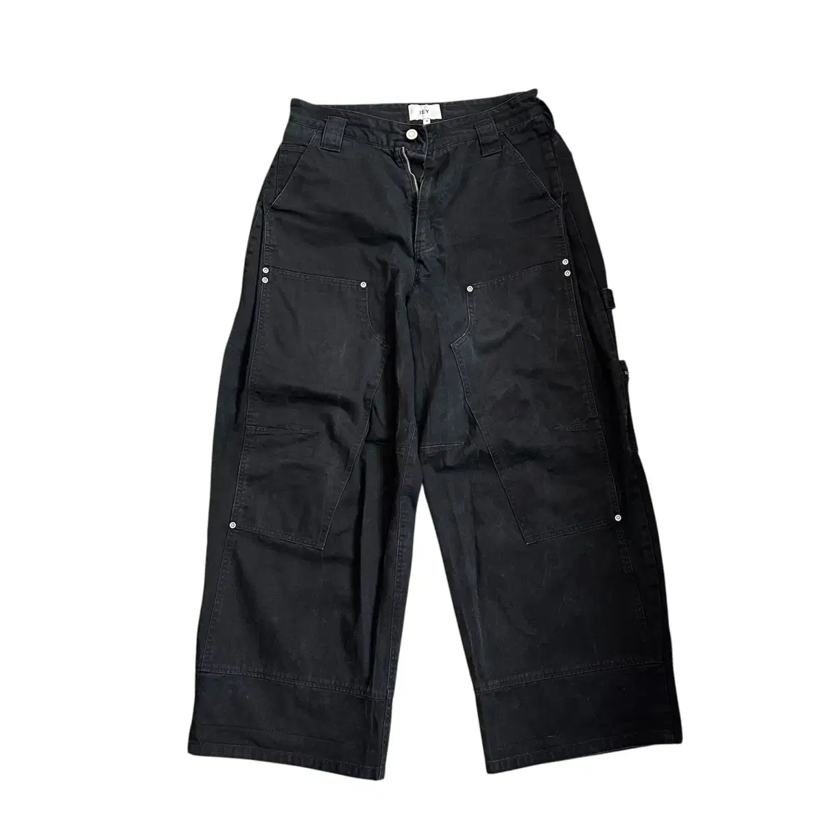 aieul Aryal Trousers Black mudule 【公式通販】