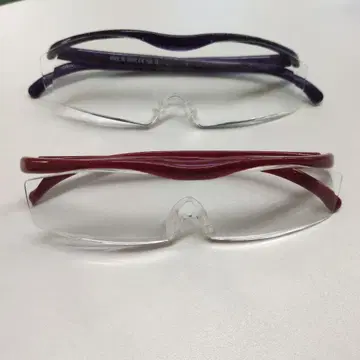 Hazuki 루페 돋보기 빨간색 보라색 케이스 포함