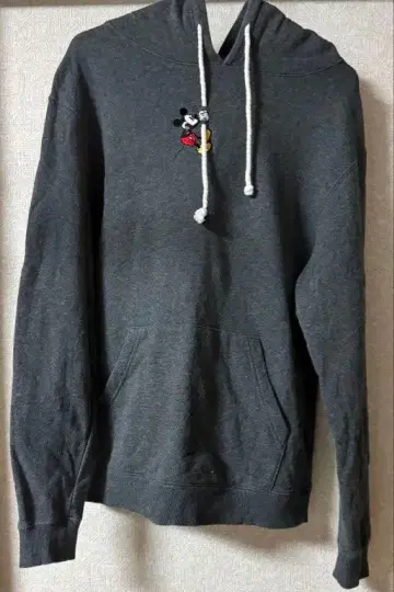 디즈니 후드티 그레이 L
