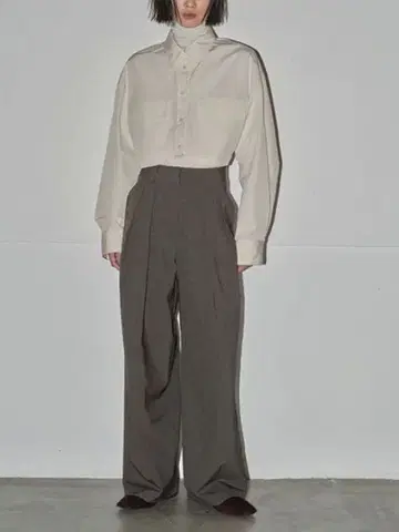 TODAYFUL 더블턱 스무스 트라우저