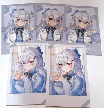 니지산지 하카세 후유키 윈터 데이트 폴라로이드풍 카드