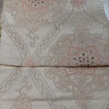 후쿠로 오비 은사 화문 화문 직조 무늬 육통