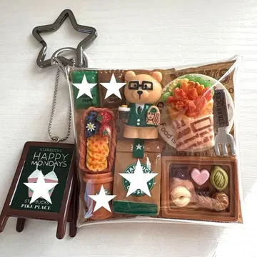 가챠 파우치 곰돌이 커피