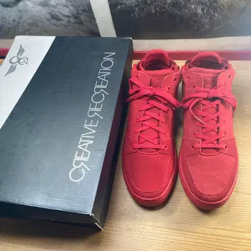 CREATIVE RECREATION ADONIS MID RED SUEDE