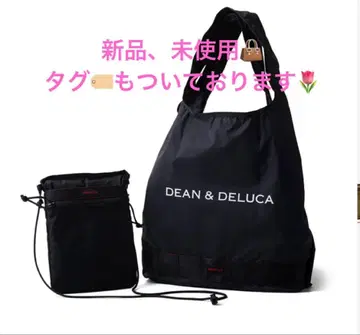 DEAN & DELUCA 사코슈 겸 에코백 블랙