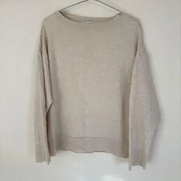FRAMeWORK 베이지 니트 스웨터 긴팔