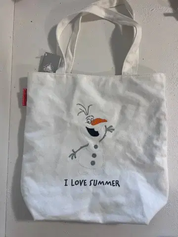 올라프 토트백 디즈니 스토어