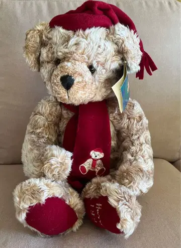 [ 새상품 최상급 ] 1999년 Harrods 테디베어 크리스마스 한정품