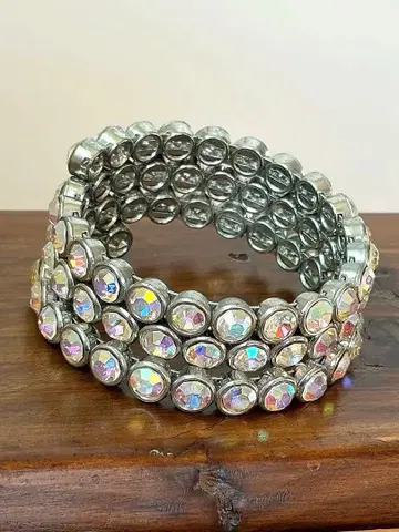 빈티지 오로라 큐빅 팔찌