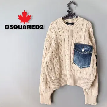 [택 포함 새상품] DSQUARED2 케이블 니트 스웨터