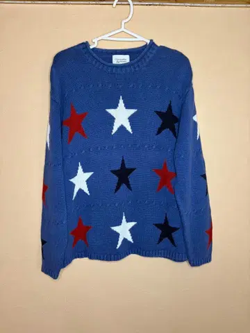 Christopher & Banks 빈티지 별 패턴 스웨터