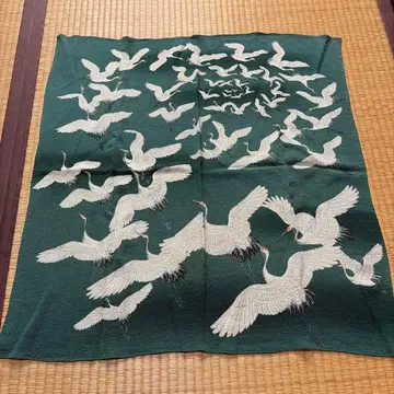 보자기 학 무늬 쇼와 레트로