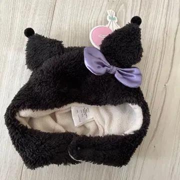 쿠로미 플리스 모자 보라색 리본 52cm