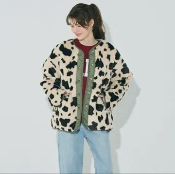 워셔블 리버서블 퀼팅 블루종