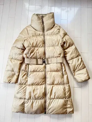 랄프 로렌 베이지 롱 다운 자켓