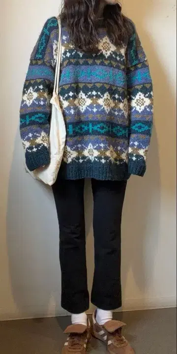 vintage 오버 사이즈 니트