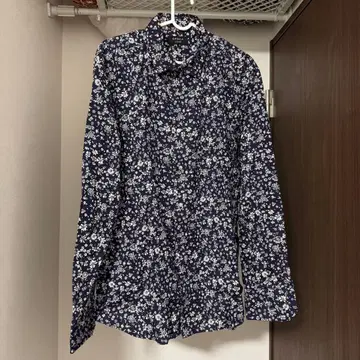 EPOCA Uomo 꽃무늬 네이비 셔츠 ITL 50