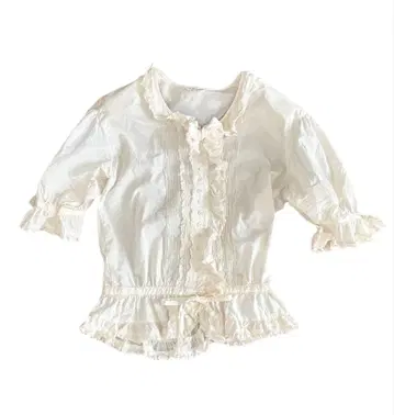 PINK HOUSE 리본 타이 핀턱 블라우스