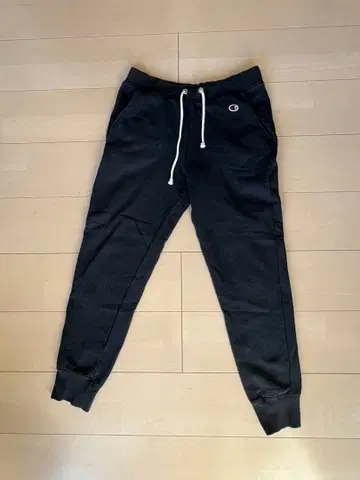 Champion 블랙 스웨트 팬츠