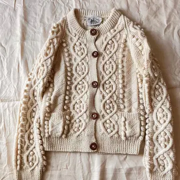 가디건 니트 울 100%