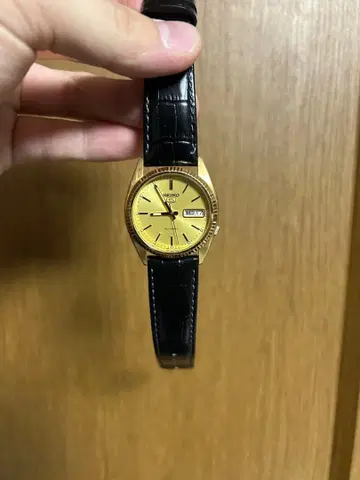 SEIKO 5 7S26-0500 콤비 뒷면 투명 데이데이트 OH 완료