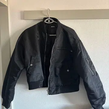 블랙 MA-1 플라이트 자켓