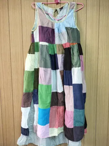 마라이카 패치워크 롱 원피스