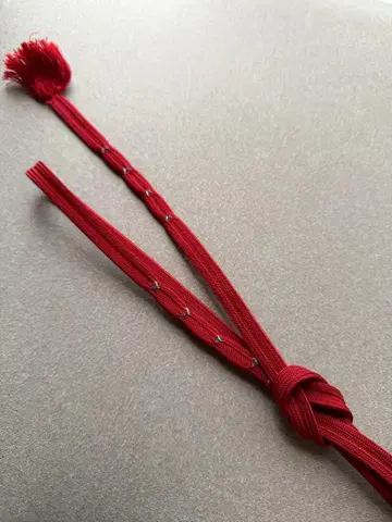 허리띠 빨간색 크리스마스 컬러