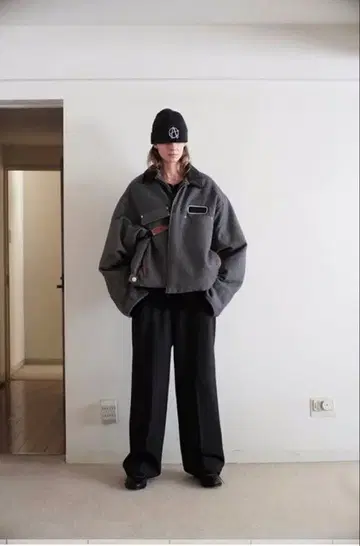 SUNSEA N.M Thickened w/귀 STRAIGHT PANTS'