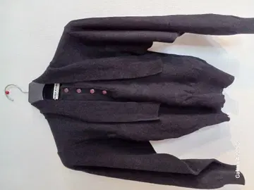 SONIA RYKIEL 블랙 버튼, 보우 리본 묶음 스웨터 긴팔