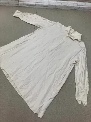 (K12173) Hermaphrodite 셔츠 원피스 튜닉 마 혼방