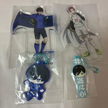 블루 록 이토시 린 이토시 사에 아크릴 스탠드 키링 제일복권