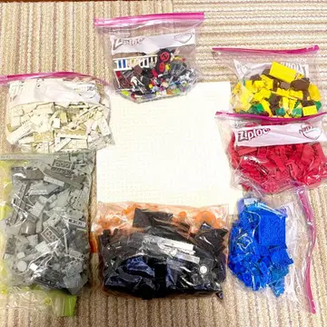 레고 각 색상 + 화이트 베이스 1.3kg 분