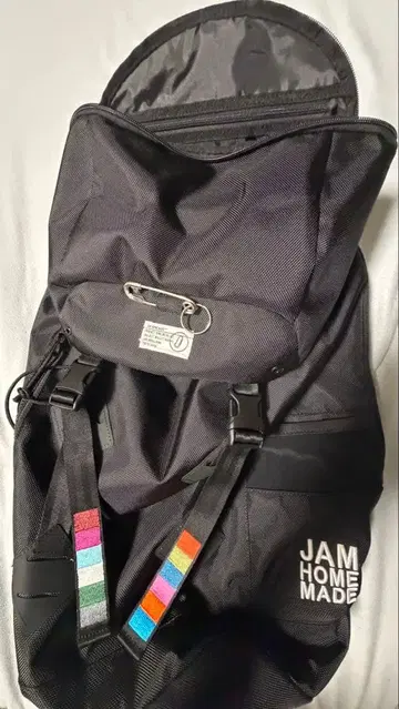 JAM HOME MADE 블랙 백팩