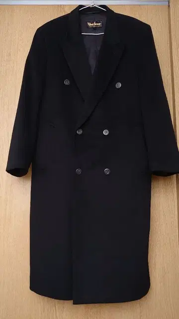 Wind Armor 캐시미어 블랙 롱 코트 M