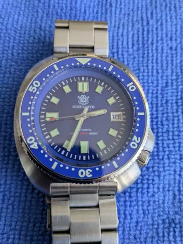 STEELDIVE 자동 와인딩 손목시계 방수