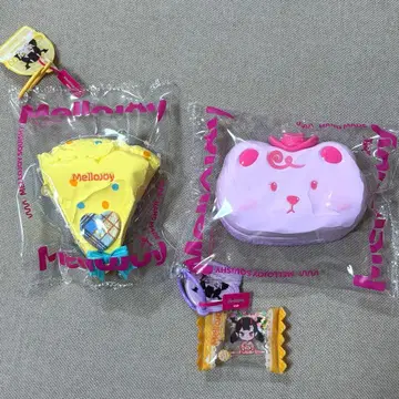 멜로 조이 타로 치즈 베어 도파민 치즈 케이크 세트 스퀴즈