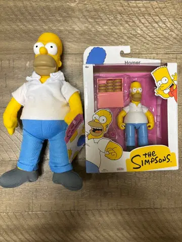 호머 심슨 봉제 인형 & 피규어 세트