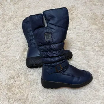 미쉘클랑 MICHEL KLEIN 네이비 다운 부츠