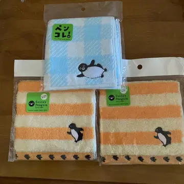 Suica 펭귄 핸드 타월 세트