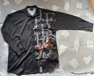 730 블랙 L 티셔츠 메시지 디자인