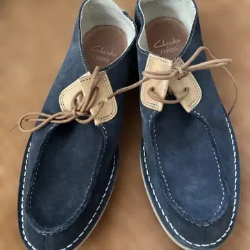 Clarks 1825 네이비 모카신 26.0cm