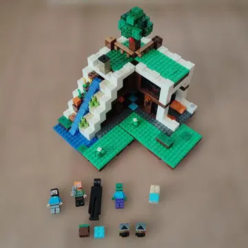 정품 레고 마인크래프트 폭포 아래 21134