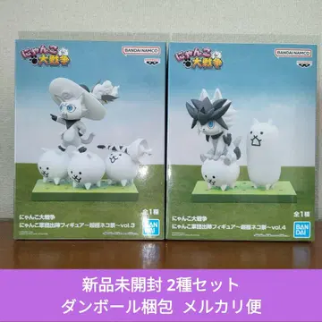 냥코 대전쟁 냥코 군단 출진 피규어 초극 고양이 축제 2종 세트