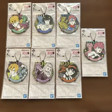 죠죠의 기묘한 모험 러버 참 7개 세트