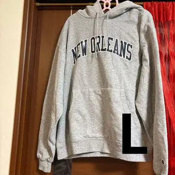 챔피온 후드 부착 트레이닝복 L