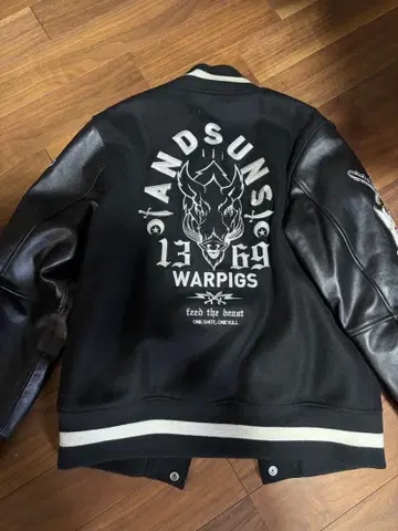 ANDSUNS 바시티 자켓