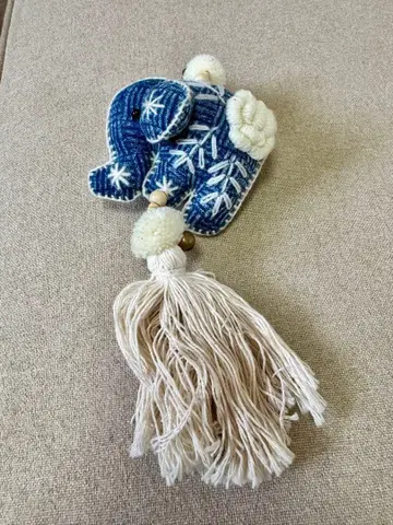 [ 할인 중 ] 박람회 태국 코끼리 키링 태슬 포함