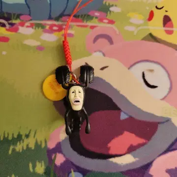 코비토즈칸 피규어형 스트랩 빨간색